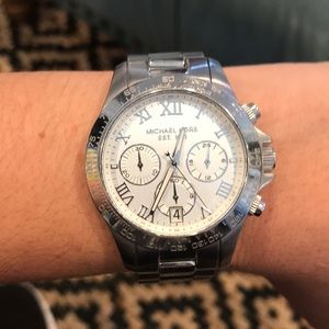 Silver Michael Kors watch